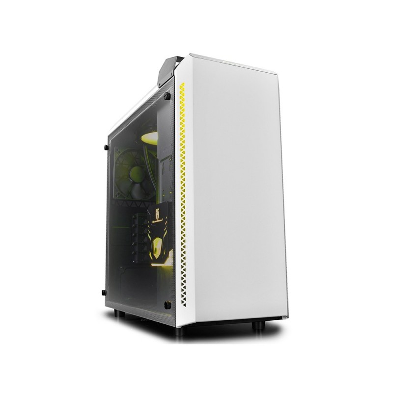 Case Atx Deepcool Baronkase Liquid White 0.7MM SPCC 2*USB3.0 Dissipatore A Liquido 120mm Side Glass