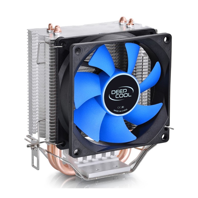 Dissipatore in Alluminio Deepcool Ice Edge Mini FS V2.0 Con 2 Heatpipe Per Cpu Amd & Intel Con Ventola 80mm