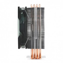 Dissipatore Deepcool Gammaxx 400 Per Cpu Amd Am4 & Intel 4 Heatpipes 1*Fan Led Rosso PWM 120mm