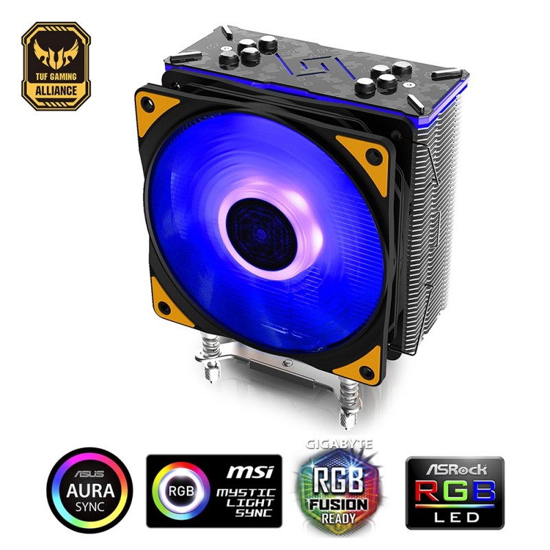 Dissipatore Deepcool Gammaxx GT TGA RGB TUF Gaming CPU Intel AMD AM4/Ryzen 1*Fan PWM RGB