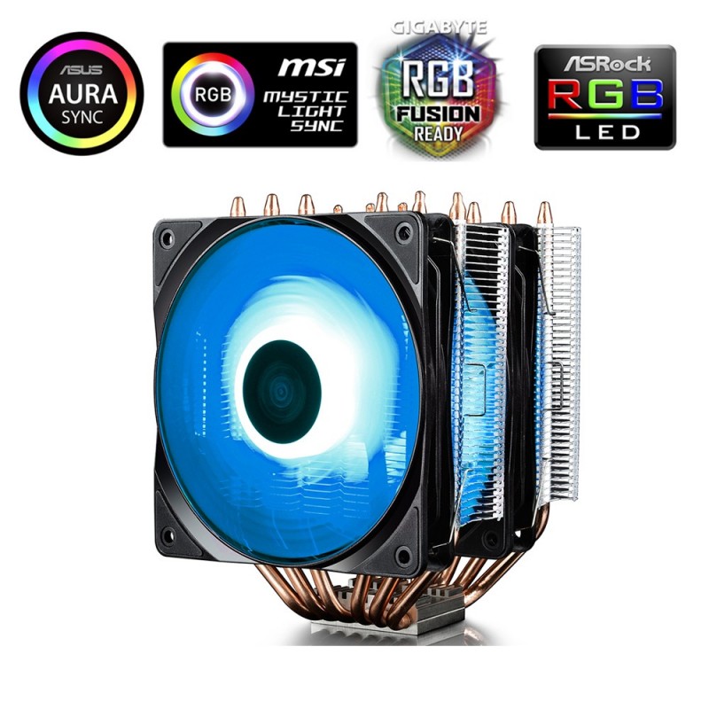 Dissipatore Deepcool Neptwin RGB Doppia Torre 2*Fan PWM RGB 12V