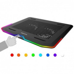 Ventola Cooling Pad Deepcool N80 RGB 2*Fan 140mm 2*USB3.0 Tasto Tattile Capacitivo