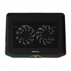 Ventola Cooling Pad Deepcool N80 RGB 2*Fan 140mm 2*USB3.0 Tasto Tattile Capacitivo