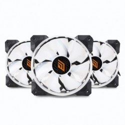 Ventola Noua Boreas DE53 Kit (3*fan+controller) 12cm 1200Rpm 18Led RGB Rainbow 120x120x25cm 6Pin Pwm Rgb Sync 5V