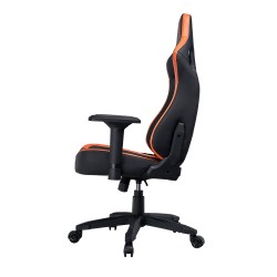 Sedia Gaming Noua Lou L7 in Pelle Black/Orange Braccioli 4D e Schienale Inclinabile