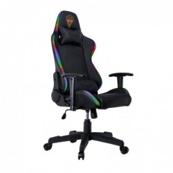 Sedia Gaming Noua Mao M7 Black Rgb Rainbow Braccioli 3D e Schienale Inclinabile