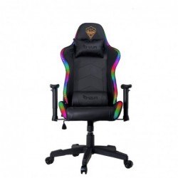 Sedia Gaming Noua Mao M7 Black Rgb Rainbow Braccioli 3D e Schienale Inclinabile