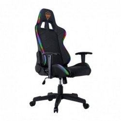 Sedia Gaming Noua Mao M7 Black Rgb Rainbow Braccioli 3D e Schienale Inclinabile