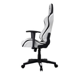 Sedia Gaming Noua Mao M7 White Rgb Rainbow Braccioli 3D e Schienale Inclinabile
