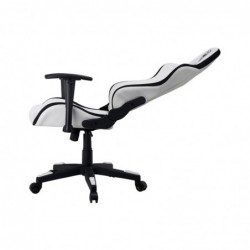 Sedia Gaming Noua Mao M7 White Rgb Rainbow Braccioli 3D e Schienale Inclinabile