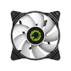 Ventola Gamemax 12RAINBOW-C Black 1100Rpm Rainbow 120x120x25mm 3Pin (SYS Fan)