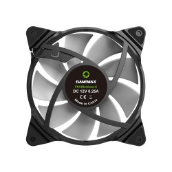 Ventola Gamemax 12RAINBOW-C Black 1100Rpm Rainbow 120x120x25mm 3Pin (SYS Fan)