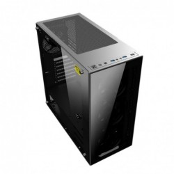 Case Atx GameMax Middle Tower Draco New 0.6MM SPCC 2*USB3.0 4*Fan 15 LED RGB Sync Front & Side Vetro Temperato