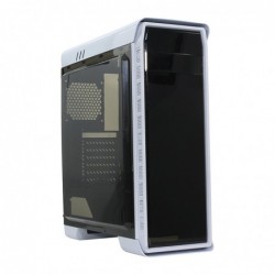 Case Atx GameMax Middle Tower Elysium White 0.6MM SPCC 3*USB3.0/2.0 2*Fan 15 Led Blu 1*Fan Control Side Full Plexiglass