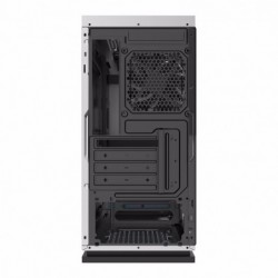 Case Micro Atx GameMax Mini Tower Expedition White 0.6mm SPCC 3*Usb3.0/2.0 1*Fan 15 Led Blu Pannello Laterale Full Plexiglass