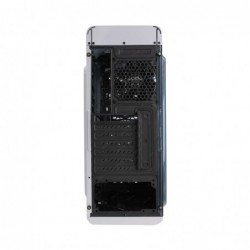 Case Atx GameMax G510 White 0.5MM SPCC 3*USB3.0/2.0 4*Fan Dual Halo Slim Rainbow Side Full Plexi