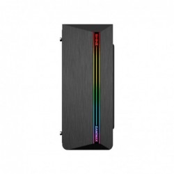 Case Atx GameMax G517 Shine 0.5MM SPCC 3*USB3.0/2.0 1*Fan Dual Halo Slim Rainbow 1*Strip Led Rainbow Side Glass