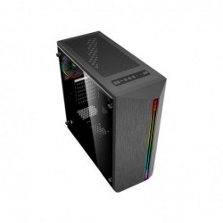 Case Atx GameMax G517 Shine 0.5MM SPCC 3*USB3.0/2.0 1*Fan Dual Halo Slim Rainbow 1*Strip Led Rainbow Side Glass