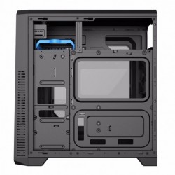 Case Atx GameMax Middle Tower G561 Black 0.5MM SPCC 3*USB3.0/2.0 3*Fan 15 LED Blu Ring Side Half Plexiglass