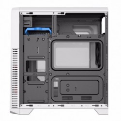 Case Atx GameMax Middle Tower G561 White 0.5MM SPCC 3*USB3.0/2.0 3*Fan 15 LED Blu Ring Side Half Plexiglass