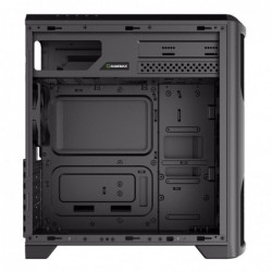 Case Atx GameMax G562 Matrix 0.5MM SPCC 3*USB3.0/2.0 1*Fan 32 LED Blu & Frontale con 75 LED Rainbow Side Plexiglass