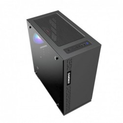 Case Micro-Atx Gamemax Dark Ranger Black 0.6mm SPCC 3*Usb3.0/2.0 1*Fan Rainbow Side Glass