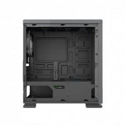 Case Micro-Atx Gamemax Dark Ranger Black 0.6mm SPCC 3*Usb3.0/2.0 1*Fan Rainbow Side Glass