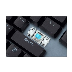 Tastiera Meccanica Multimediale Gaming Usb Gamemax KG801 Rgb Rainbow 104 Tasti Key Switch Blu Layout UK