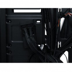 Case Atx GameMax Middle Tower Polaris Black 0.6mm SPCC 4*USB3.0/2.0 4*Fan 18 Led RGB Sync 4pin 12V Side Glass