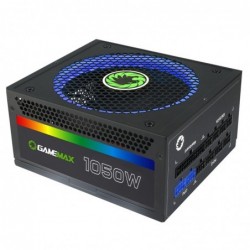 Alimentatore Atx Full Modulare GameMax RGB1050 80+ Gold 1050W RGB PFC Attivo Ventola 140mm RGB Smart Rpm Control