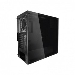 Case Atx Full Tower GameMax Vanguard VR Black 0.8MM SPCC 4*USB3.0/2.0 3*Fan RGB Halo Pannello Laterale Full Plexiglass