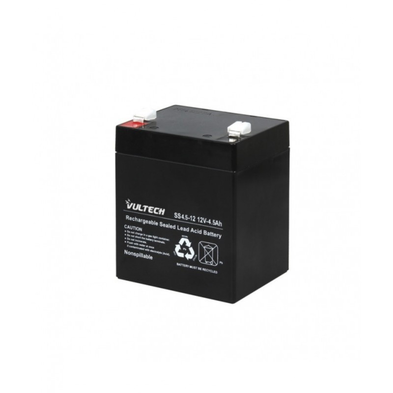 Batteria Ermetica Al Piombo Vultech GS-4,5AH 12V 4,5A per Dispositivi Elettrici Batteria Ermetica Al Piombo Vultech GS-4,5AH 12V 4,5A per Dispositivi Elettrici