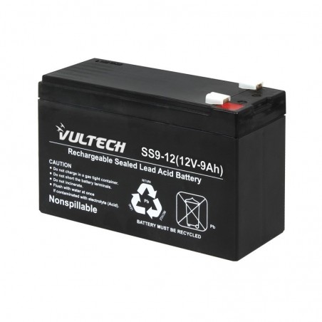 Batteria Ermetica Al Piombo Vultech GS-9AH 12V 9A per Dispositivi