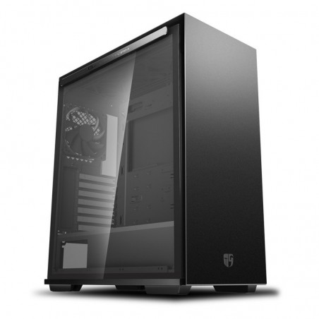 Case Full Tower Deepcool Macube 310P Black 0.8mm SPCC 2*Usb 3.0 1*Fan 120mm Top Mesh & Side Glass Magnetico