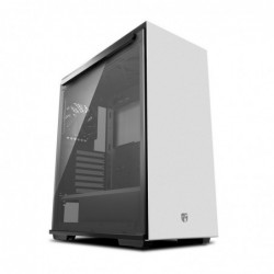 Case Full Tower Deepcool Macube 310P White 0.8mm SPCC 2*Usb 3.0 1*Fan 120mm Top Mesh & Side Glass Magnetico