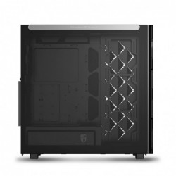 Case Atx Deepcool Full Tower Macube 550 Black 0.8mm SGCC 2*Usb 3.0 1*Fan 120mm Side Glass Magnetico