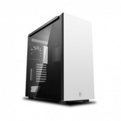 Case Atx Deepcool Full Tower Macube 550 White 0.8mm SGCC 2*Usb 3.0 1*Fan 120mm Side Glass Magnetico