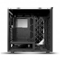 Case Atx Deepcool Full Tower Macube 550 White 0.8mm SGCC 2*Usb 3.0 1*Fan 120mm Side Glass Magnetico