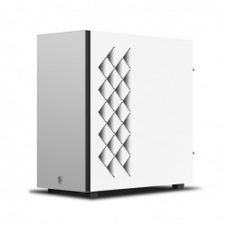 Case Atx Deepcool Full Tower Macube 550 White 0.8mm SGCC 2*Usb 3.0 1*Fan 120mm Side Glass Magnetico