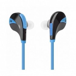 Auricolari Bluetooth v. 4.0 In-Ear Wireless Vultech HD-06BTB Blu con Microfono