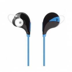 Auricolari Bluetooth v. 4.0 In-Ear Wireless Vultech HD-06BTB Blu con Microfono