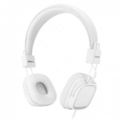 Cuffie Headphones Vultech HD-08W Bianche Con Microfono e Regolatore Volume White