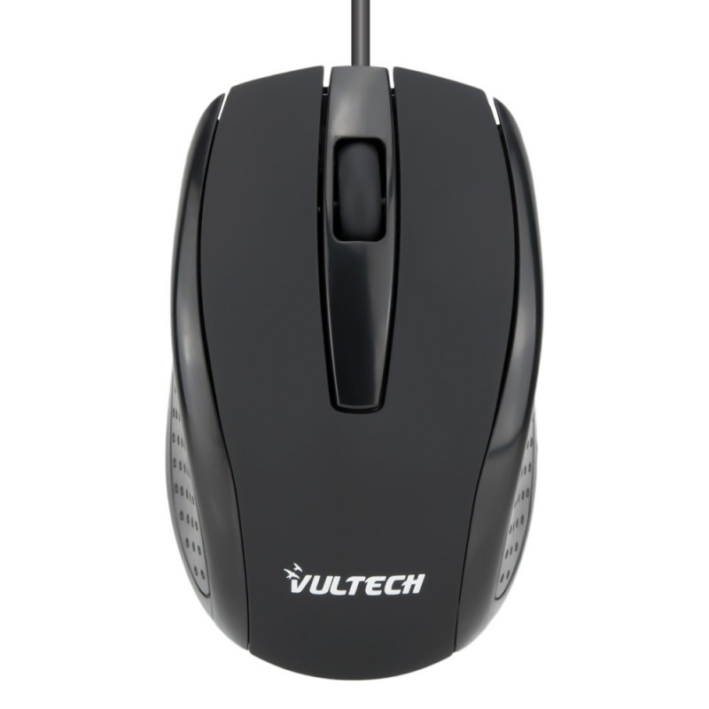 Mouse Usb Vultech MOU-2018 1200Dpi Ergonomico Black