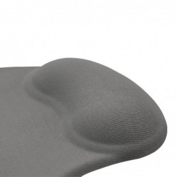 Tappetino Ergonomico Per Mouse Vultech MP-02G Grigio Con Gel
