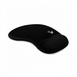 Tappetino Ergonomico Per Mouse Vultech MP-02N Nero Con Gel