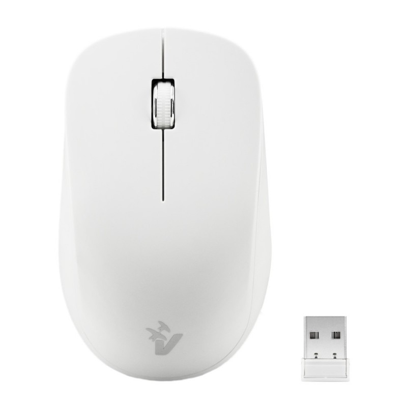 Mouse Ottico Wireless Vultech MW-03W 1000 DPI 2.4 GHz Bianco