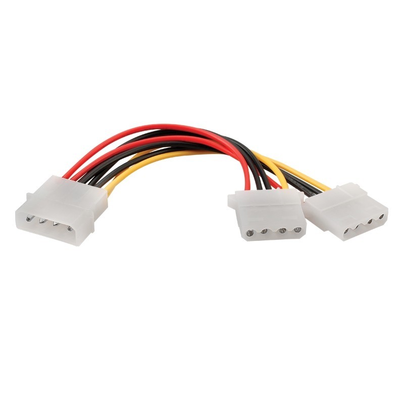 Cavo Adattatore Vultech Alimentazione Molex 4 Pin a 2 Molex