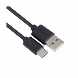 Cavo USB to Type-C 2.0 Vultech SM-T21BK in TPE 1m - Nero