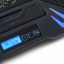Supporto Per Notebook Gaming Fino a 15.6" Vultech SN-05 Con 4 Ventole 7Cm e 1 Ventola 14cm Porte Usb LCD