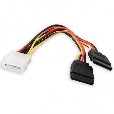 Cavo Adattatore Vultech Alimentazione Molex 4 Pin a 2 Sata